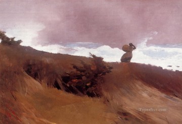 ウィンスロー・ホーマー Painting - 西風写実主義の画家ウィンスロー・ホーマー